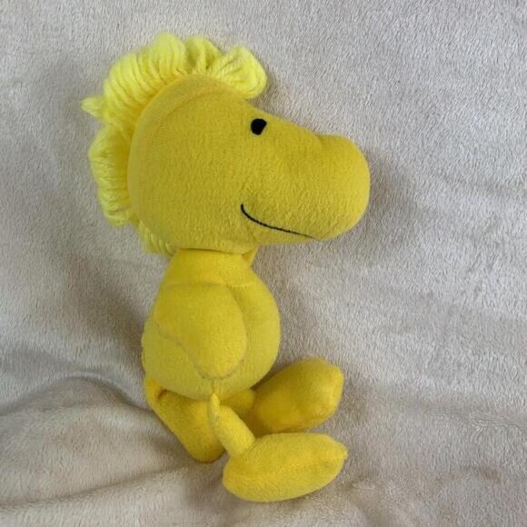Woodstock Peanuts 9Plush Stuffed Yellow Bird Toy 2010 Snoopy Friend​ - Picture 6 of 7